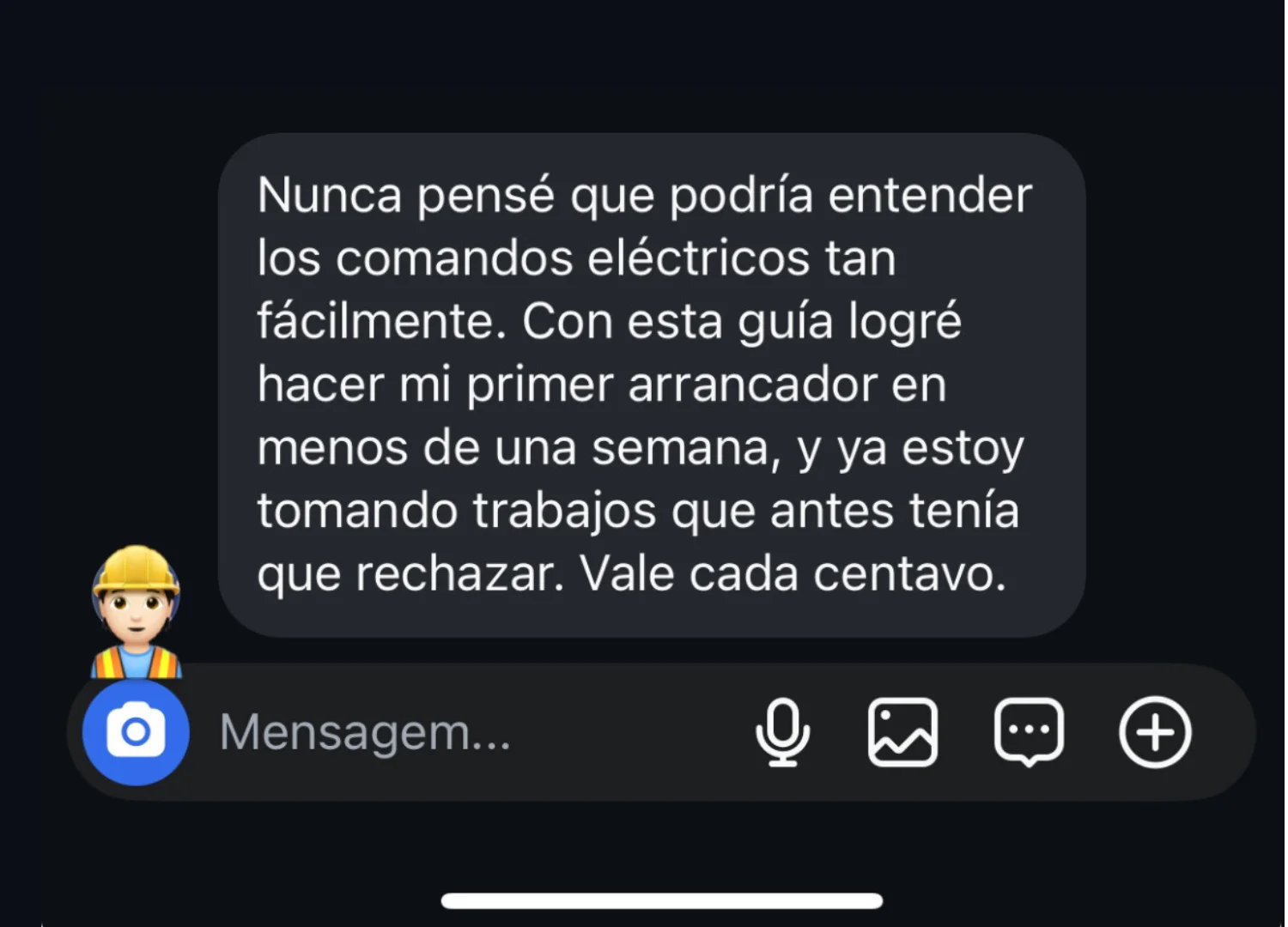 Testimonio WhatsApp